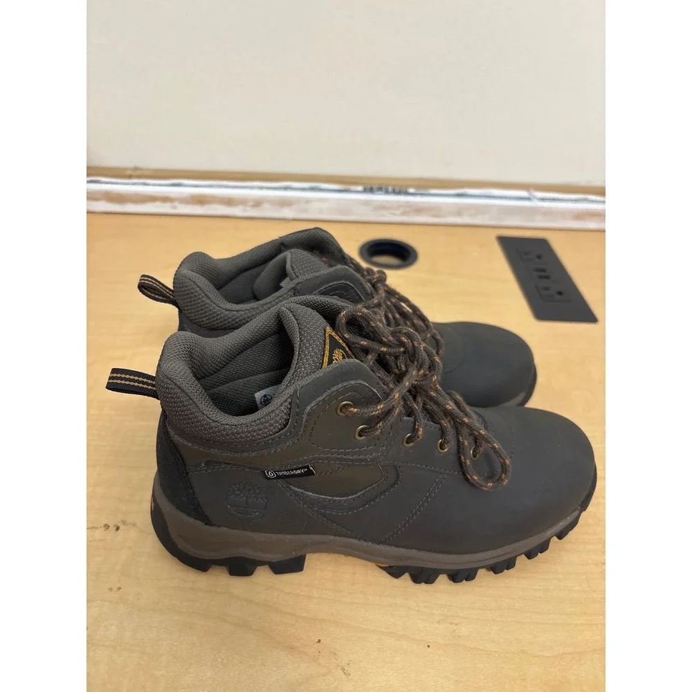 Timberland Mt Maddsen Mid Waterproof Hiking Boots charcol A141B Boys 4